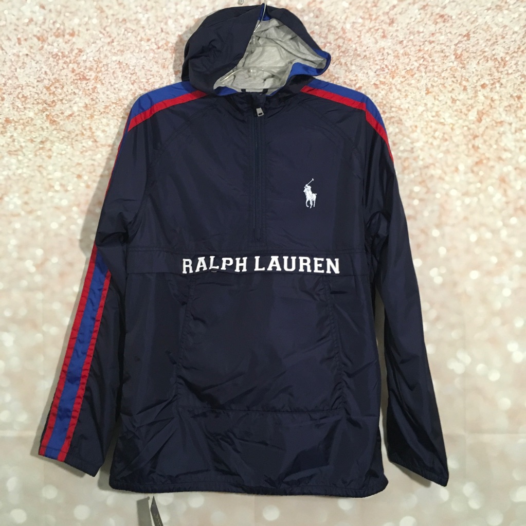 Polo Ralph Lauren Navy Blue Pullover Jacket